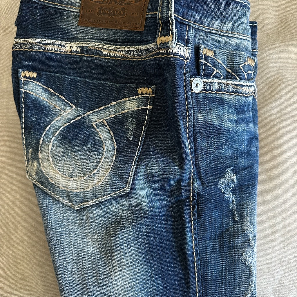 Big Star Women's Distressed Denim Jeans